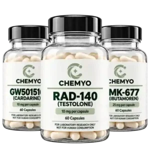 RAD-140, MK-677 and Cardarine for sale – three-bottle value pack by Chemyo