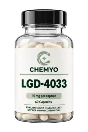 LGD-4033 for sale – Ligandrol 10mg research capsules, 60 count bottle by Chemyo